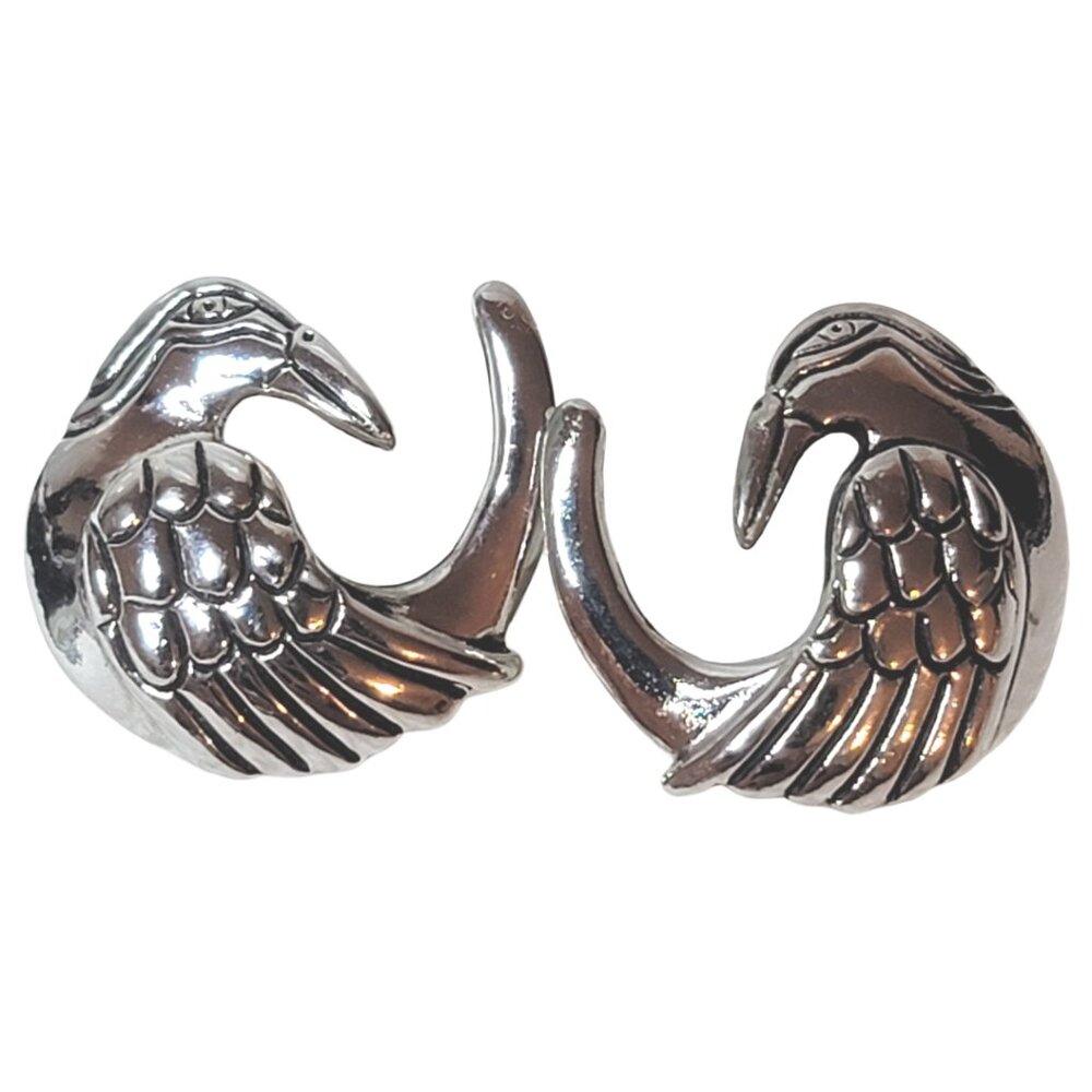 Silver Minah Bird Earrings